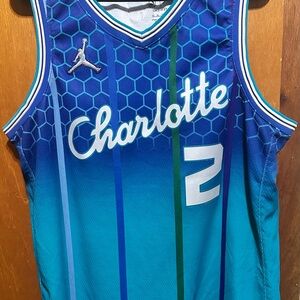 Charlotte Blue Basketball Jersey #2 Lamelo Ball City Edition